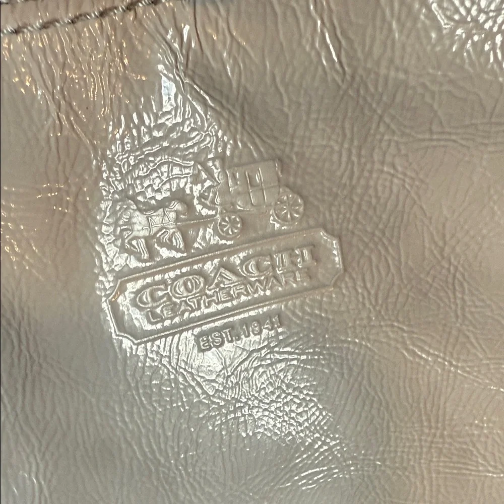 Coach charcoal leather